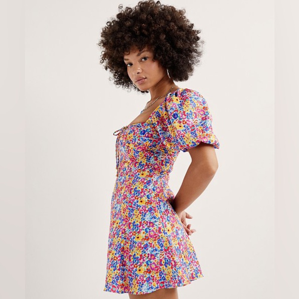 NWT For Love & Lemons Sasha Floral Mini Dress – Size XS - Picture 6 of 11